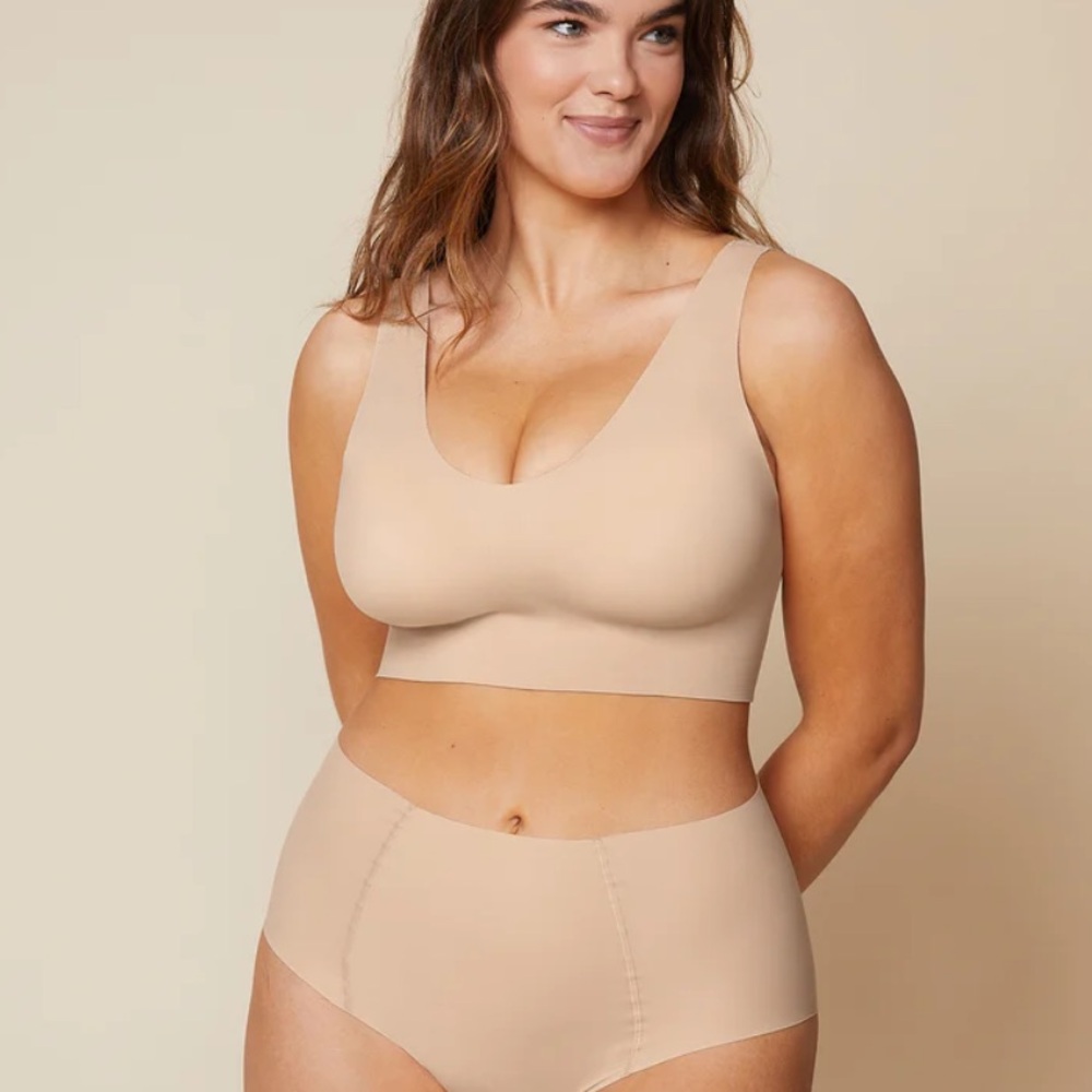 Harper Wilde Bliss Sleek Lined Bralette - Nude - LARGE